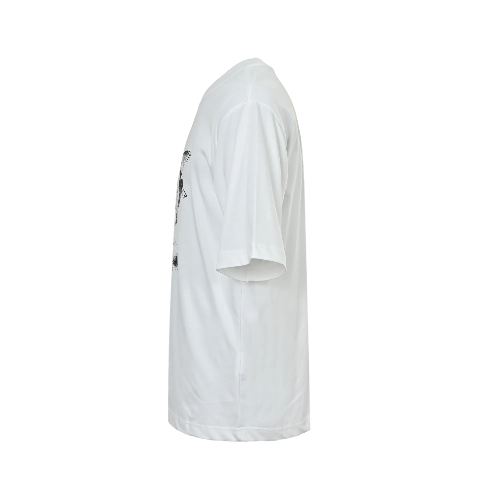 Louis Vuitton/Louis Vuitton white dove print short sleeves